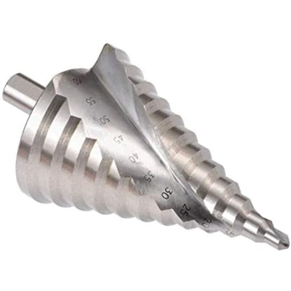 Stor HSS Trinbor - Titanium Højhastighedsstål - 6 til 60 mm - Bor til aluminiumsplade