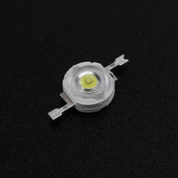 20 stk. høyytelses 2-pinners 3W hvite LED-perleemittere 170-190Lm 6000K