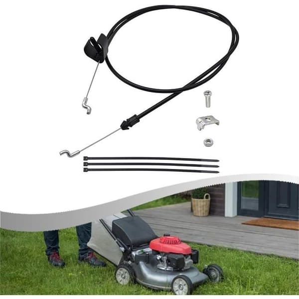 1101366MA Motorstopkabel til 22\" plæneklippere Reservedel med Z-bøjningsdesign og gummikappe