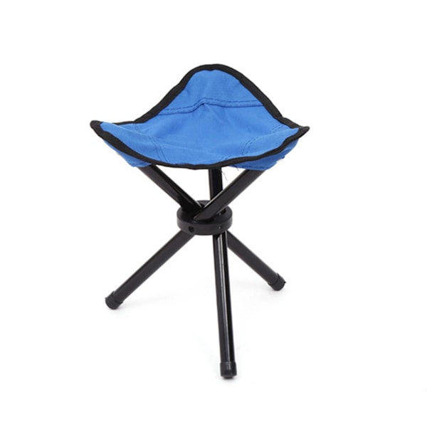 Bergsklättring Tri-Leg Pall Fällbar Campingbänk Bärbar Fiskestol för Camping Red