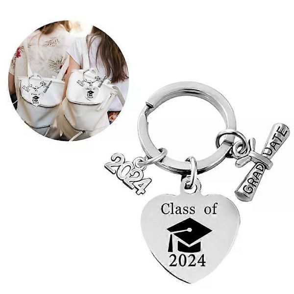 Nøgleholder, Mode Rustfrit Stål Nøgle Smykker Graduation Souvenir til Studenter