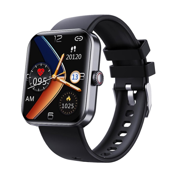 HD stor skärm Smart Watch Tracker Mätning Smart Watch Black