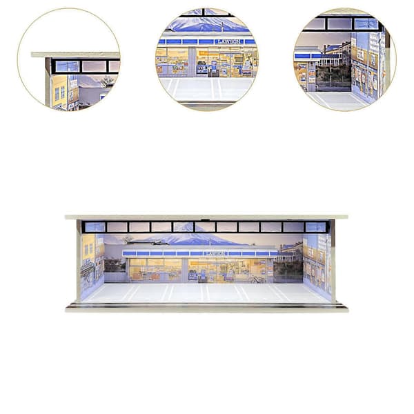 1/64 Modelbil Display Case Køretøjsmodel Case til Legetøjsbiler Modelsamlere