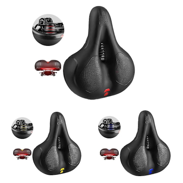 Herr Dam Universal Extra Bred Komfort Cykelsadel Vaddering Cykelsits