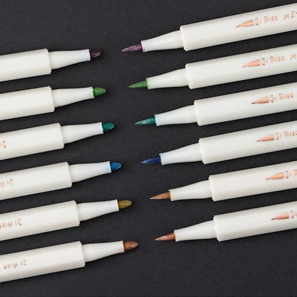 Markerpen Metallic Pen BLØD SPIDS-15 FARVER - lager