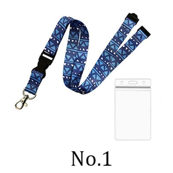 Bæredygtig Lanyard med Plastlomme - spotudsalg NR. 4 NO. 4