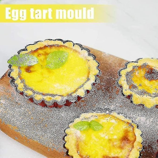 10-pack Tartformar, Mini Muffinsformar i Kolstål