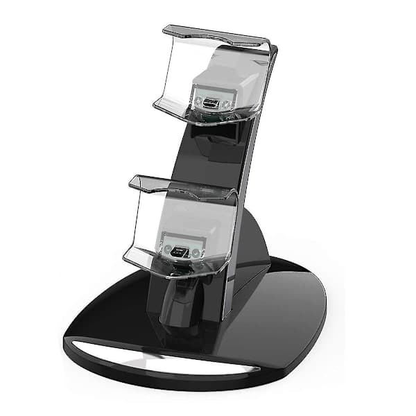 Spillkontrollerlader Dobbel Ladeindikator Ladestasjon/Dock/Stativ for / Slim/ Pro Gam Hy
