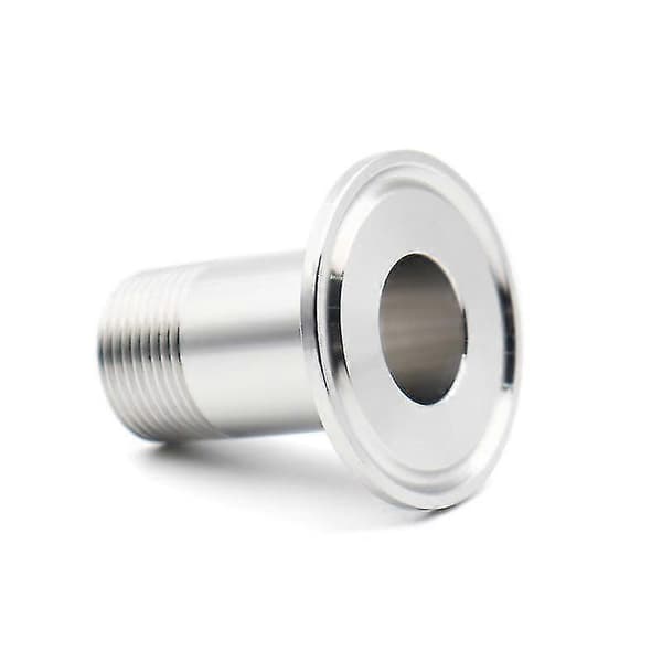 1/4 1/2 3/4 1 Dn15 Dn20 Dn25 Dn32 Dn40 Bspt Han Gevind Sanitær Ss304 Rustfrit Stål Rørfittings Tri Clamp Adapter Hjemmebryg