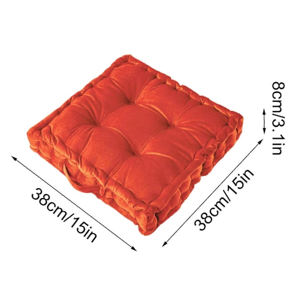Tykt gulvpude med håndtag gulvpude sæde sofa tatami måtte G