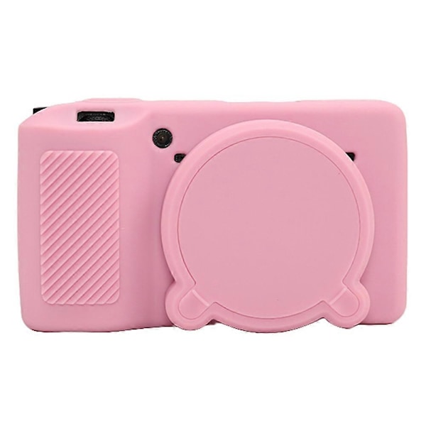 Skyddande Silikonfodral för Ricoh GR IIIx GR III Kamera - Rosa Multicolor Pink