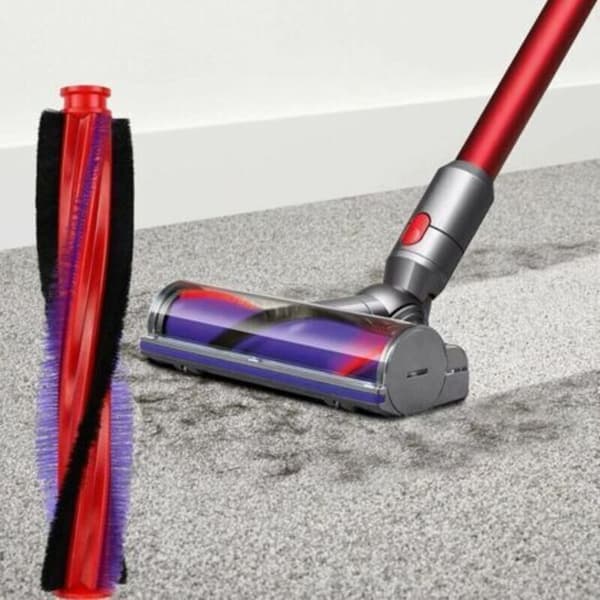 18,5 cm rullebørste til Dyson V6 DC62 SV03 SV07 støvsuger, erstatningsbørste til Dyson