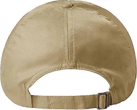 Herre Udendørs Solbeskyttelse Vandtæt Hurtigtørrende Foldbare Herre Baseball Caps Khaki