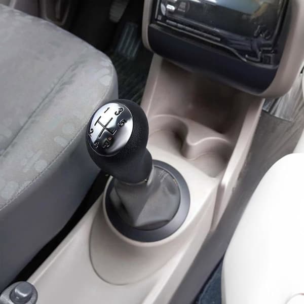 Gearskifteknop - 1 stk. - Mat plast - 5 gear - Til Renault Clio Megane Laguna - Sort