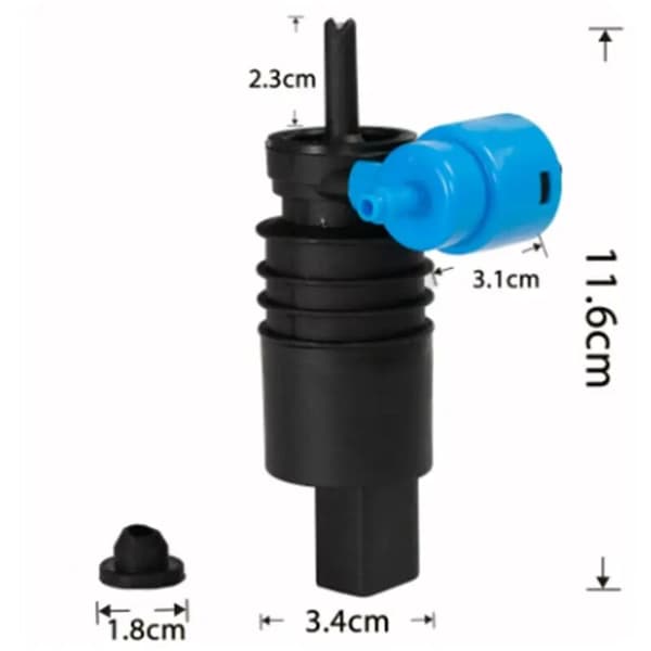 Forrudevaskerpumpe, 1K6955651 Forrudevaskervæskepumpe 13250357