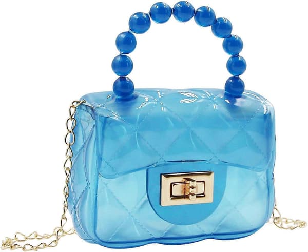 Lille Pigers Mini Jelly Taske Candy Farve Transparent