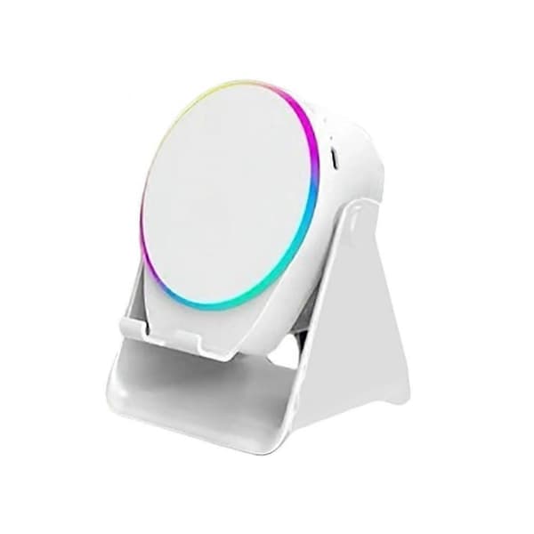 4-i-1 360 graders roterende Bluetooth-højttalerstativ til telefoner White