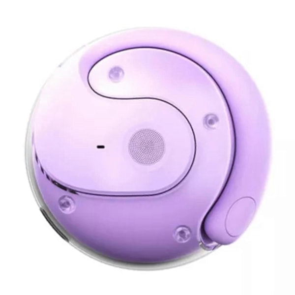 Hy-T26 Langattomat Bluetooth-yhteensopivat Käännösnappikuulokkeet Kaksisuuntainen Kääntäjälaite AI-teknologialla Matkoille ja Liiketoimintaan Purple