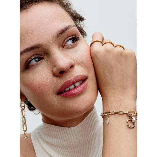 Pandora - P ME Mini Hai-riipus - 14k kullattu