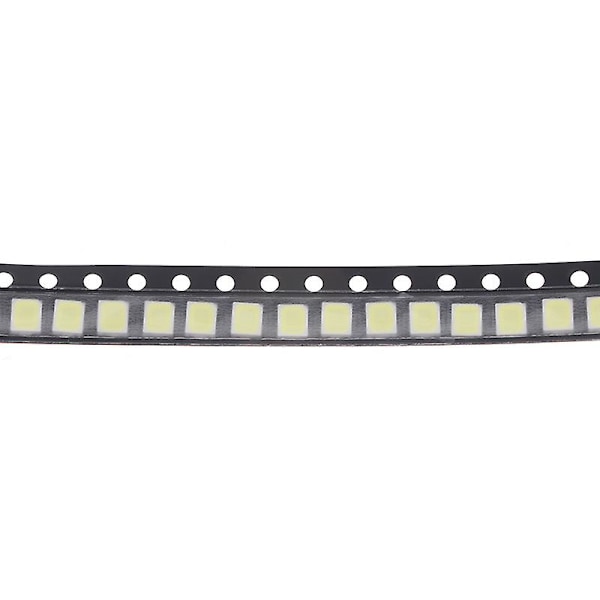 100 stk. 3030 SMD LED-perler 1W 3V/6V/9V Kaldt hvitt lys for TV LED-dioder 6V