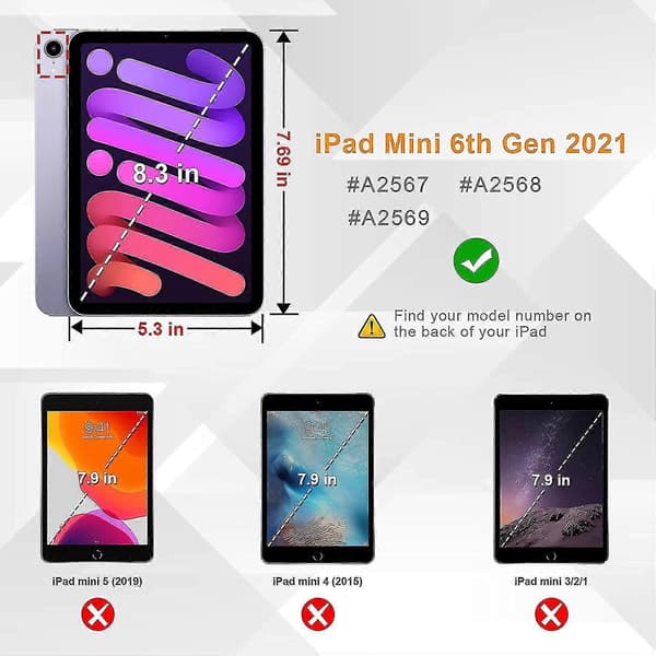 Ipad 9./8./7. generasjon 10,2\" slankt støtsikkert etui
