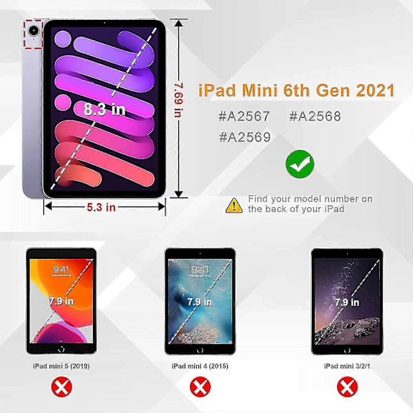 Ipad 9./8./7. generation 10,2\" slankt stødsikkert etui