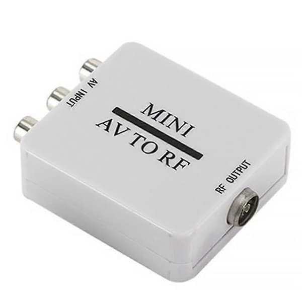 Rca / A / V Komposit Videokabel til Rf / Koaksial / Koaksial Konverter - Modulator Tv