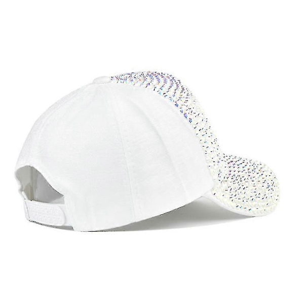 Baseballcaps for kvinner med justerbar baseballreisecaps for damer white