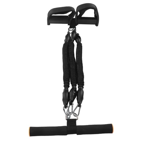 Fotpedal Elastiskt dragrep Multifunktionell magtränare Fitness Sit Up Dragrep