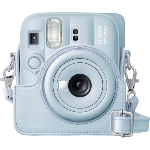 Kameraväska - 1 del - Syntetiskt läder - Fullt skydd - För Instax Mini 13 - Blå