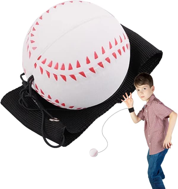 rebound håndledsbold, Springbold i snor, Håndledsreturbold Sports Håndledsbolde Håndledsbåndsbold, øvelser til reaktion Baseball