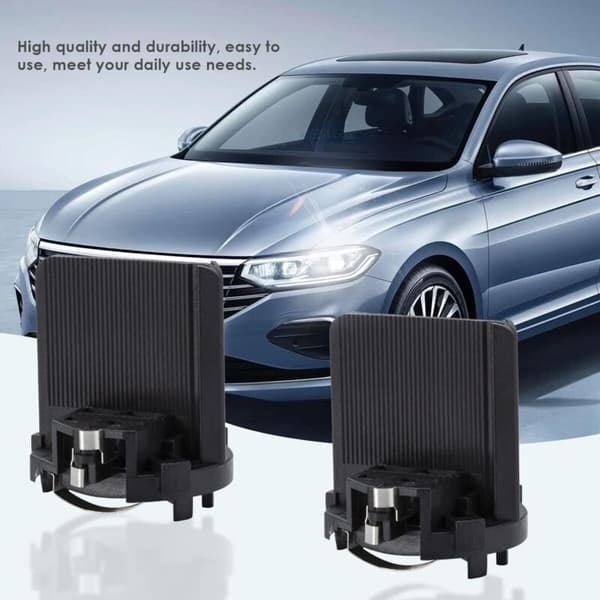 Sæt med 2 halogenlampeholdere 5K0941109 Kompatibel med Golf 6 MK6 2009-2012, Golf 7 MK7, Tiguan, Scirocco Højkvalitets PP-materiale