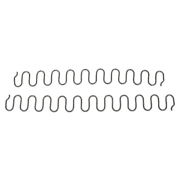 Udskiftningsfjedre til sofastole, møbelfjeder med clips, 45 cm 50 cm 60 cm 65 cm 70 cm lang Ressort Hardware-hy Silver 45cm