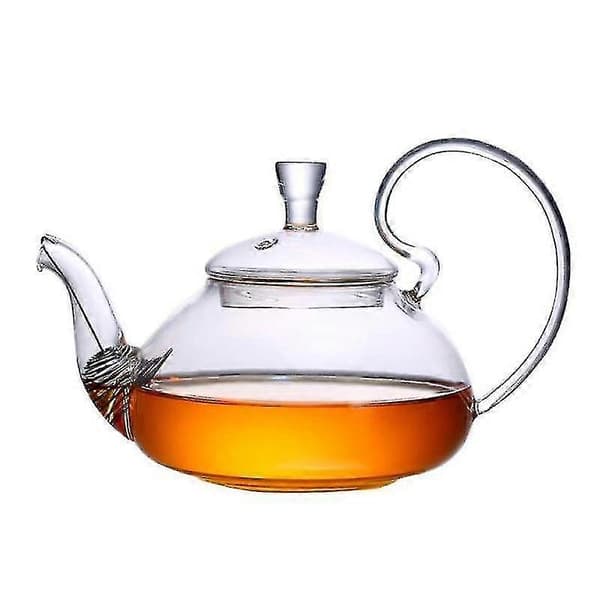 Borosilikatglas Kedel Med Glaslåg, 600ml