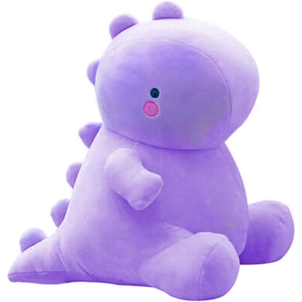 Søte Dinosaur Plysj Dyr, Fet Dinosaur Plysj Dyr Dukker, Myk Plysj Fyllt Dyr Dino Plysj, Bursdagsgaver 12 Tommer Purple