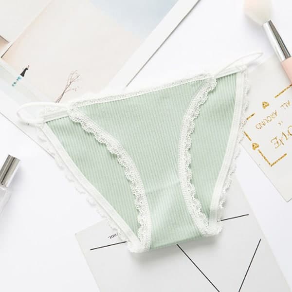 Sex Thong Sports Komfortable Trusser String Dameundertøj Enkelt - spotudsalg Sort L Black L