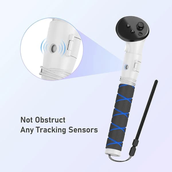 AMVR Q3JP2 Til Meta Quest 3 VR Gaming Controller 1 Par Forlænger Grebsstang