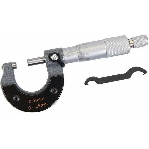 25 mm utvendig mikrometer