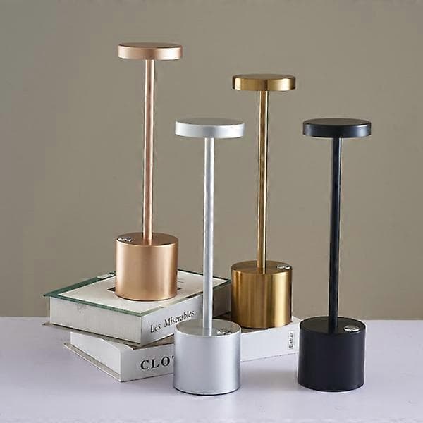Trådløs LED bordlampe, USB oppladbar bordlampe