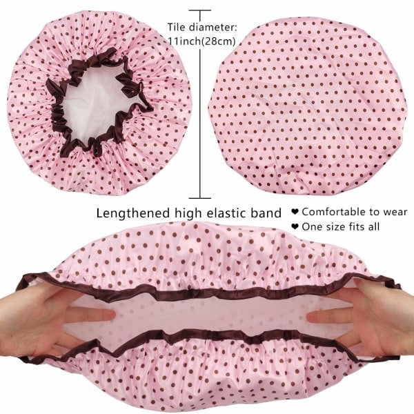 4-pack Vattentät Duschmössa, Damduschmössa, Elastisk R