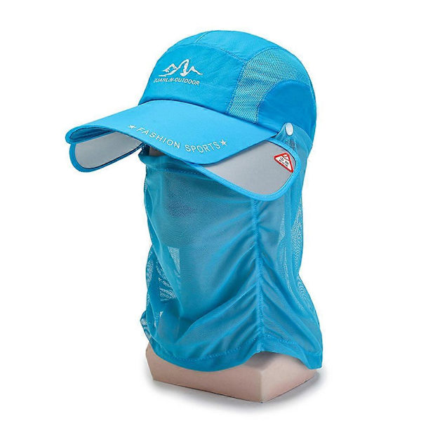 Side Border Let Solcreme Fiskehat, Side Border Solcreme Fiskehat Light Ble