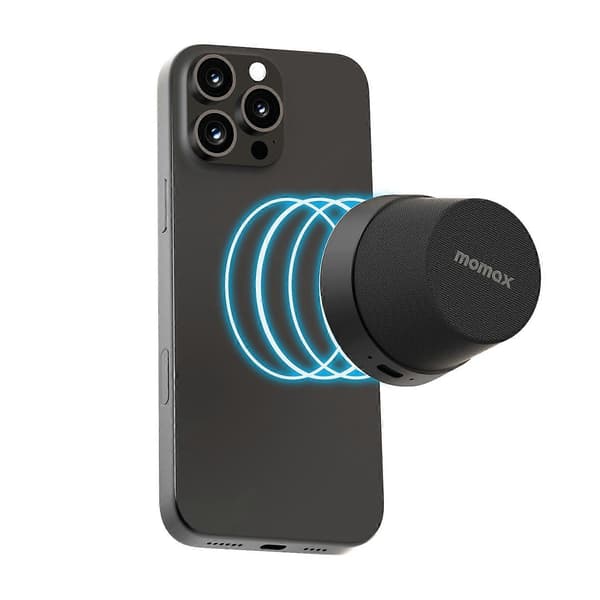 Momax 1-Vibe Go Magnetisk Trådløs Høyttaler