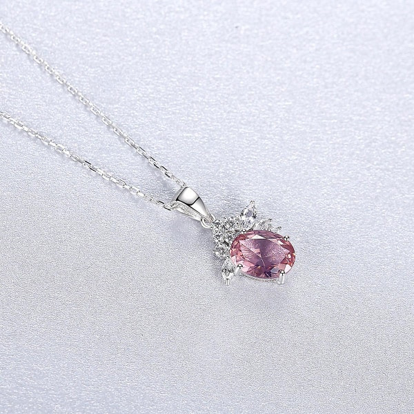 Morganitberlock i sterling silver