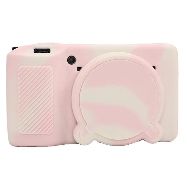 Skyddande silikonfodral för Ricoh GR IIIx GR III-kamera - Dammig rosa Multicolor Misty Pink