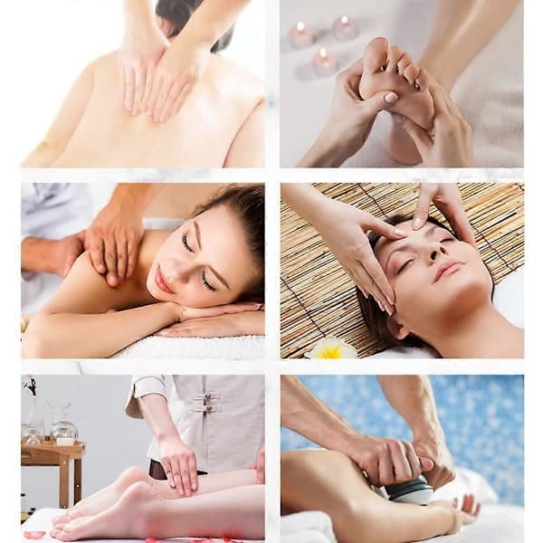 Massagekon i silikon, solid boll, avslappning av psoasmuskeln, rygg, nacke, skulderblad, fot, yoga, triangulär avslappning 1