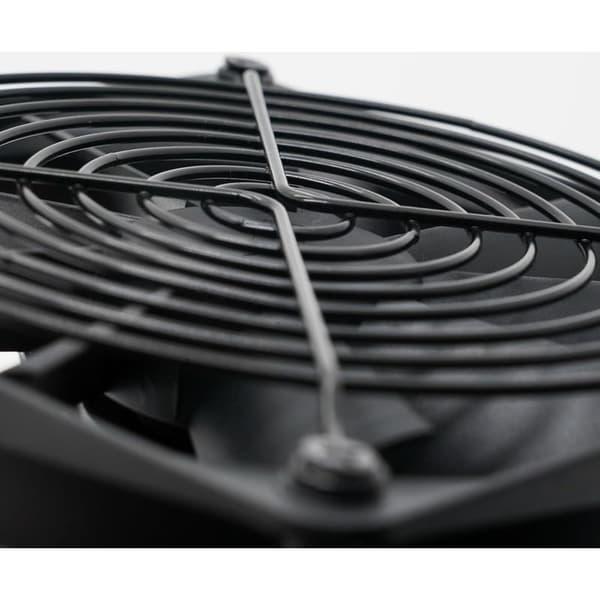 120 mm PC-blæsergitre, blæsergitter, computerblæserbeskyttelse, køleblæsergitter, 2-pak, sort.