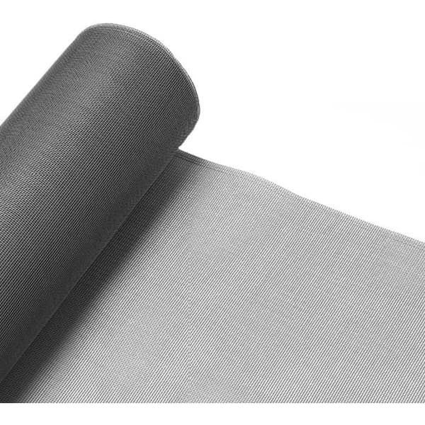 Myggenet - 120x150 cm - Grå Glasfiber - Insektnet - Til Døre og Vinduer