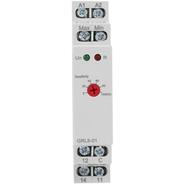 GRL8-01 Væskeniveaukontrolrelæ Vandstandskontroller 10A AC/DC 24V-240V