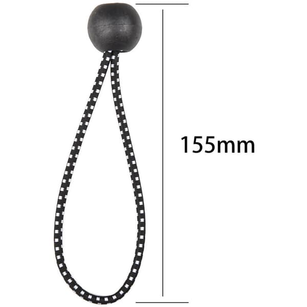 40 stykker elastisk bungee-snor, bungee-snor, bungee-snor med kugle, elastisk bungee-snor, telte, campingstropper