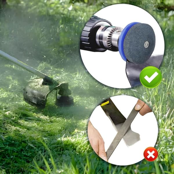Gräsklipparbladslipare för slöa gräsklippare, gräsklipparbladslipare
